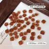 Nuevas Decoraciones de Arte de Uñas Flor de Rosa Esculpida Suave Otoño/Invierno Maillard Triángulo Translúcido Rosa Flor de Pegamento Suave Accesorios para Uñas