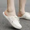 Pantuflas de Dedo Cerrado Estilo Nuevo 2026 para Mujer, Versátiles de Verano, Moda Tendencia, Ropa para Exteriores, Sandalias Antideslizantes para el Hogar para Dormitorio de Estudiantes