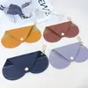 Bolsa Colgante de Almacenamiento para Gafas Nueva y de Moda Bolsa de Almacenamiento para Gafas de Sol de Viaje Bolso de Almacenamiento de Cuero Versátil y de Moda