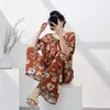 Pijama de Seda de Algodão para Mulheres Verão Novo Manga Curta Calça Larga Conjunto Primavera e Outono Roupa de Casa Nova Estilo Chinês Atacado