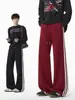 Colección Otoño 2026: Pantalones Largos de Mezcla de Algodón con Tres Rayas, Sin Sombra para Pared, Tallas M-5XL, HK261033-Especial P32