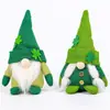 Nova Boneca Rudolph Dia da Mentira Boneca Chapéu Verde Velho Sem Rosto Folha Verde Decoração de Feriado