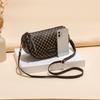 Bolso de mujer de celebridades de Internet 2023, venta al por mayor transfronteriza, bolso de mujer, bolso de sillín estampado, bolso pequeño, bolso de mensajero moderno que combina con todo.