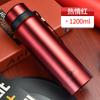 Taza Termo Inteligente de Gran Capacidad 1200ml de Acero Inoxidable 304 para Negocios, Termo, Taza de Té Portátil Simple para Regalo