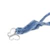 Collar Colgante de Mezclilla, Moderno y Deslumbrante, Lazo Metálico Versátil de Moda, Accesorio para el Cuello Personalizado, Hecho a Medida