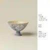 Caneca Master de Cerâmica Roxa Ino Kiyosong com Flores de Lírio Pintadas à Mão, Exquisite Caneca de Chá Kung Fu para Degustação de Chá Pessoal Feminino