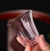Taza de té pequeña de estilo japonés, de vidrio transparente resistente al calor, taza de degustación de té individual, taza maestra, juego de té de kung fu para el hogar