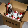Frete Grátis Garrafa de Vinho Branco Leitoso Garrafa Vazia Um Jin Garrafa de Vinho Cerâmica Imitação Garrafa de Vinho de Porcelana Branca Imitação 500ml Conjunto