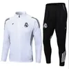 2526 Uniforme de Partido de Fútbol Real Madrid Otoño e Invierno Chaqueta de Fútbol de Manga Larga Ropa Deportiva Casual