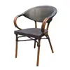 Silla de Malla para Exteriores Impermeable Protector Solar Silla de Mimbre con Rocío Balcón Cafetería al Aire Libre Tienda de Té con Leche Mesa y Silla