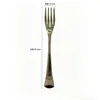 Tenedor de Acero Inoxidable 304, Cuchara para Servir, Cuchara Comunitaria de Mango Largo para Restaurante, Tenedor para Ensalada, Tenedor para Plato Principal de Hotel, Vajilla Kaya