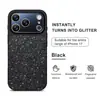 Adecuado para funda de iPhone 18 de Apple, Funda protectora mate antica anti-caídas para iPhone 18 Pro, Protección de lente de cobertura completa con purpurina, Estilo ins