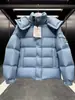 Marca da moda Moncler Maya jaqueta de plumas fosca Vezere unissex acabamento fosco plumas de ganso espessada quente corte slim