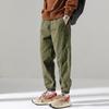 Traje Deportivo Americano para Hombre Primavera y Otoño Chaqueta de Caza Retro de Peso Pesado Set Casual de Tres Piezas para Trabajo