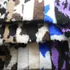 Nuevo Jacquard Lana de Cordero Jacquard Patrón de Vaca Granulado Terciopelo de Cordero Equipaje Textiles para el Hogar Ropa Infantil Material para Zapatos Tela de Felpa