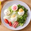 Herramientas de cocina, elegante cortador de huevos, cocina creativa, todo, dos huevos de encaje, dividir yema de huevo, pollo, ensalada, hacer