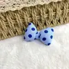 Cartoon Algodão Preenchido Bolinhas Laço DIY Faixa de Cabeça Acessórios para Vestuário Tecido Gravata Borboleta Vermelha Acessórios Acessórios