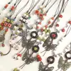 Nueva Colección de Collares: Accesorios de Cerámica Estilo Étnico Vintage para Suéteres, Colgantes Sencillos y Versátiles para Combinar con la Ropa