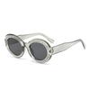 Gafas de sol ovaladas con diamantes incrustados 5261, modernas y de estilo nicho, para chicas atractivas, dulces, geniales, a la moda, estilo hip hop, lindas y resistentes a los rayos UV.