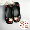 Accesorios para zapatos tipo ballet perforados DIY, accesorios de perlas y pedrería, hebillas de zapato desmontables de alta gama y decoraciones para la superficie del zapato