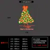 Adesivos de decoração de Natal estilo ins para vitrines de vidro, adesivos eletrostáticos de PVC para árvores de Natal, adesivos de porta, decorações de janela