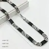 Cadena Cubana de Acero de Titanio de Venta Caliente Europea y Americana Cadena de Titanio Collar de Acero de Titanio Cadena Hecha a Mano Hip-Hop Europeo y Americano Acero Inoxidable Hombres y Mujeres Pulido Redondo