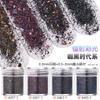 Nail art glitter lantejoulas glitter pó gradiente conjunto azul roxo 123mm misto esmalte joias material gota de cola