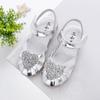 Sandalias de verano especiales transfronterizas para niñas, estudiantes de Baotou, actuación de baile, zapatos de playa con lentejuelas, amor para niños