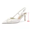 Sandalias con Hebilla~ Sandalias de Punta Fina y Corte Bajo con Correa de Hebilla para Mujer, Nuevo Modelo 2026, Tacones Altos Versátiles