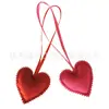 Amazon Día de San Valentín corazón de fieltro con forma de corazón colgante decoración de boda