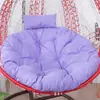 Almofada de assento para cesta suspensa, almofada de balanço para cadeira suspensa, almofada para cadeira de balanço de rattan, almofada de assento integrada espessa, transfronteiriça, almofada de assento removível e lavável