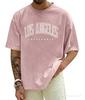Camiseta Básica Estampada de Manga Corta de Algodón para Hombre y Mujer, Talla Grande, Holgada, Camiseta Interior Juvenil de Media Manga para Hombre