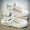 Zapatos para Hombre, Zapatos de Malla Transpirables Otoñales, Tenis Casuales, Zapatos Deportivos para Estudiantes, Zapatos Blancos que Aumentan la Altura, Zapatos Cómodos y Versátiles con Suela Gruesa