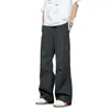 Pantalones Casuales Nuevos de Primavera para Hombre 2026, Corte Holgado, Tallas Grandes, Pantalones de Trabajo Rectos, Modernos y Versátiles HK9610