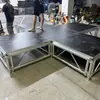 Guangdong Casamento Liga de Alumínio Palco T Casamento Palco Dobrável Passarela Palco T Atacado Várias Tábuas Redondas Palco T Dança de Madeira