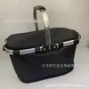 En stock cesta de picnic bolsa de hielo para exteriores bolsa plegable de conservación del calor cesta de compras portátil almuerzo comida rápida para llevar conservación del calor