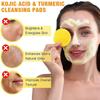 Discos limpiadores de cúrcuma para comercio transfronterizo, disco limpiador de cúrcuma, exfoliante, limpieza facial