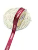 Cinta de flor de aplicación caliente de 2.5 cm Día de San Valentín empaque de cinta cinta de regalo cinta dorada fabricante de cinta dorada