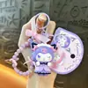 Llavero Auténtico de Gato Sanrio Lolita Kuromi Colgante de Bolso Melody Muñeca Cadena de Joyería para Muñeca