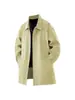 Jaqueta Corta-Vento Masculina NASA ABOUT Oversized, nova coleção primavera/outono 2026, plus size, casual, modelagem solta, jaqueta de trabalho de comprimento médio