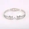 Lele Jewelry Pulsera de Resorte Galvanizada Mariposa Esmerilada Incrustada de Diamantes Estilo Europeo y Americano Transfronterizo, Joyería de Moda y Elegante para el Trabajo para Mujeres