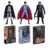 NECA DC Superman Batman mano payaso mujer Amanecer de la Justicia Forrest Gump Caballero payaso modelo móvil de 7 pulgadas