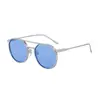 Gafas Retro con Montura Ovalada Gafas de Sol Tipo Aviador Metálicas Gafas de Sol de Alta Gama para Hombre para Conducir
