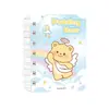 Nuevo Oso Crema A7 Cuaderno de Espiral Mini Portátil Cuaderno Grueso Rayado Cuaderno Diario Estudiante