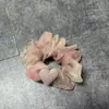 Scrunchie de Renda Floral Fresco e Delicado para Mulheres, Estilo de Luxo, Elástico Suave para Rabo de Cavalo, Novo Acessório de Cabelo