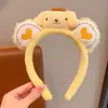 Diadema de Felpa de Dibujos Animados Kulomi para Niños, Banda para la Cabeza de Niña de Otoño e Invierno, Compresión del Cabello, Moño para el Cabello, Ropa para la Cabeza de Bebé