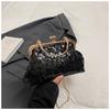 2025 Nuevo Bolso de Noche Bolso Clutch de Celebridad a la Moda Bolso Bandolera de Hombro Único Bolso de Lentejuelas Combinable Bolso de Mano Pequeño para Mujer