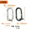 Aleación de Aluminio No. 5 Hebilla de Escalada para Pista Auriculares Bluetooth Cubierta Hebilla de Gancho Ovalado de Colgado Rápido Juego Antiperdida Hebilla en stock