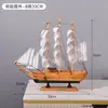 Velero Pequeño Pintado Creativo Decoraciones para el Hogar Velero de Madera Hecho a Mano Maquetas Artesanales Adornos Pequeños para Vestir Pasteles