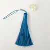 Marcador de Livro de Borla Curta e Gordinha de 8cm Sachê para Roupas Pen Drive Pequeno Borla Artesanal Joias Artesanais Acessórios DIY Pingente Tecelagem